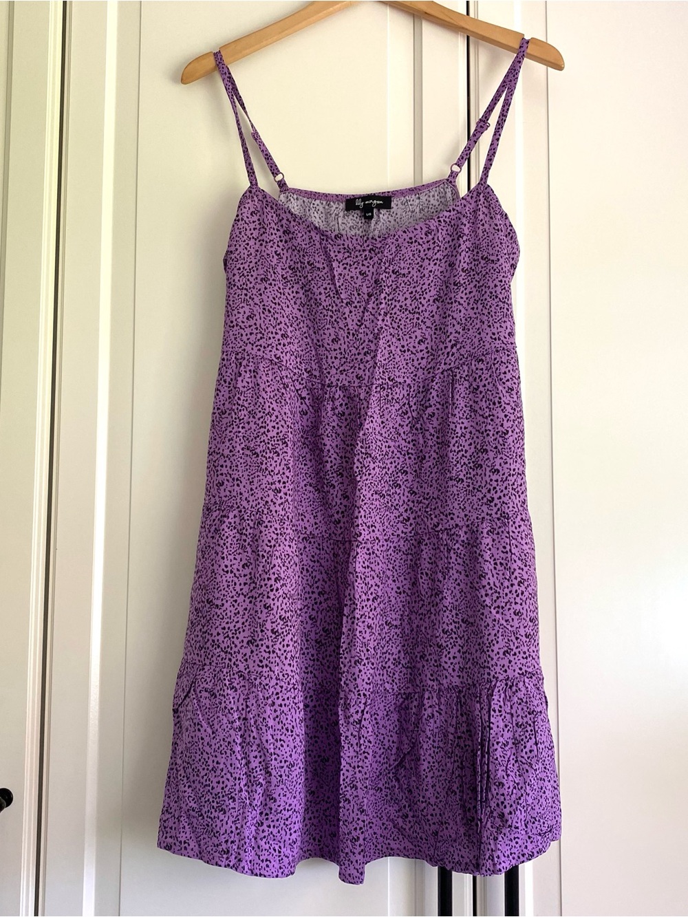 Lily Morgan Purple Patterned Dress